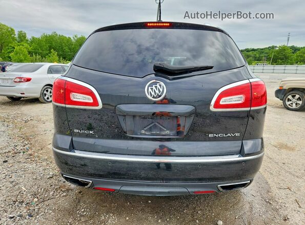 5GAKRBKD2HJ125566 2017 BUICK ENCLAVE Черный Вид сзади