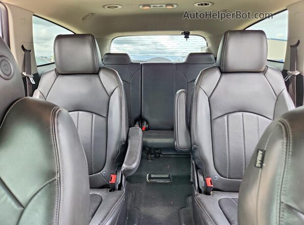 5GAKRBKD2HJ179823 2017 BUICK ENCLAVE Blue Rear seats view