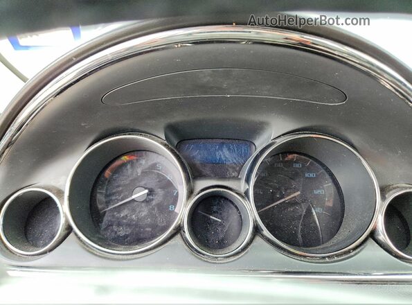 5GAKRBKD2HJ179823 2017 BUICK ENCLAVE Blue Instrument cluster view