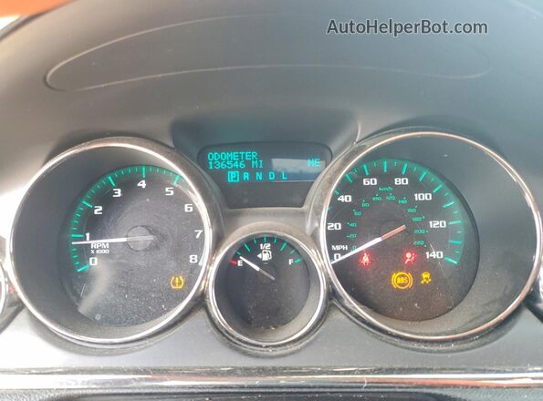5GAKRBKD2HJ211279 2017 BUICK ENCLAVE Silver Вид щитка приладів