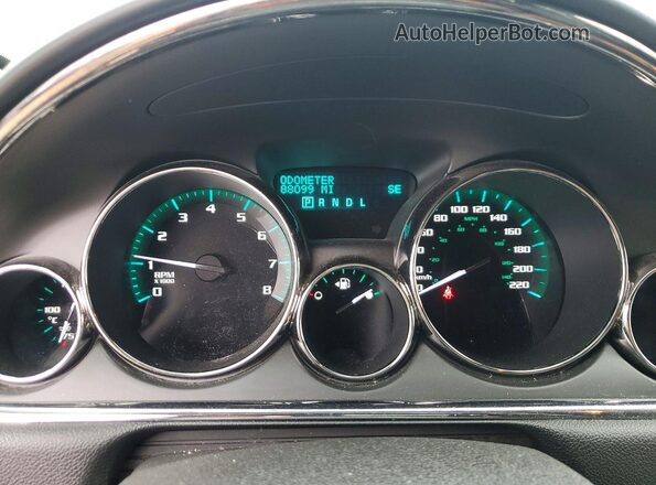 5GAKRBKD2HJ299556 2017 BUICK ENCLAVE Silver Вид щитка приладів