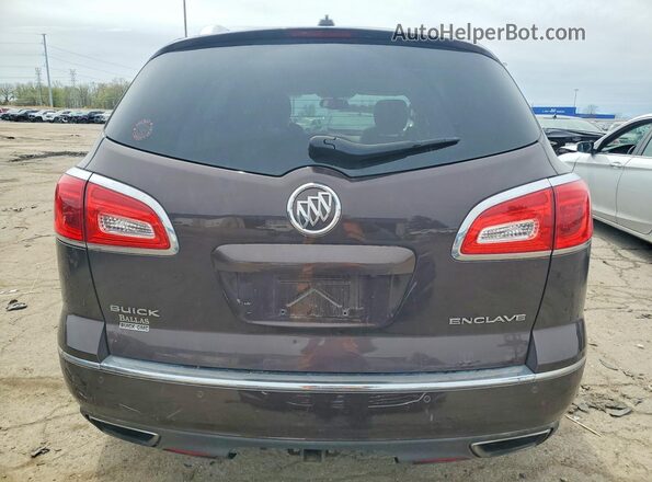 5GAKRBKD2HJ310751 2017 BUICK ENCLAVE Коричневый Вид сзади