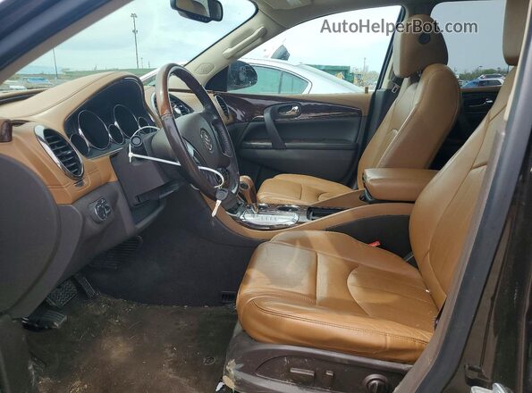 5GAKRBKD2HJ310751 2017 BUICK ENCLAVE Коричневый Вид салона спереди