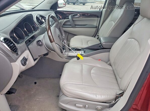5GAKRBKD3GJ137126 2016 BUICK ENCLAVE Burgundy Vista interior delantera