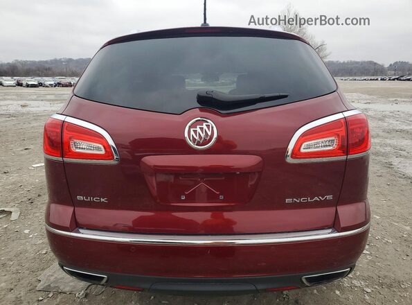 5GAKRBKD3GJ137126 2016 BUICK ENCLAVE Burgundy Vista trasera