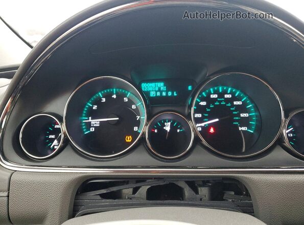 5GAKRBKD3GJ137126 2016 BUICK ENCLAVE Burgundy Vista del cuadro de instrumentos