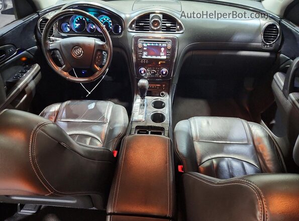 5GAKRBKD3GJ195852 2016 BUICK ENCLAVE Silver Dashboard view