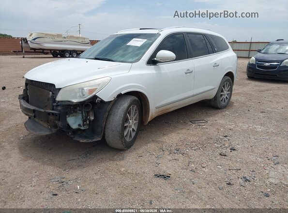 5GAKRBKD3GJ280710 2016 BUICK ENCLAVE Белый Передняя левая четверть