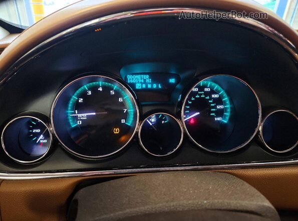 5GAKRBKD3HJ234814 2017 BUICK ENCLAVE White Instrument cluster view