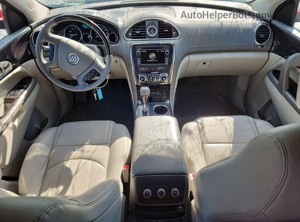 5GAKRBKD3HJ322603 2017 BUICK ENCLAVE Red Vista del salpicadero