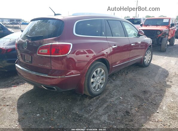 5GAKRBKD4GJ289772 2016 BUICK ENCLAVE Red Tył prawy