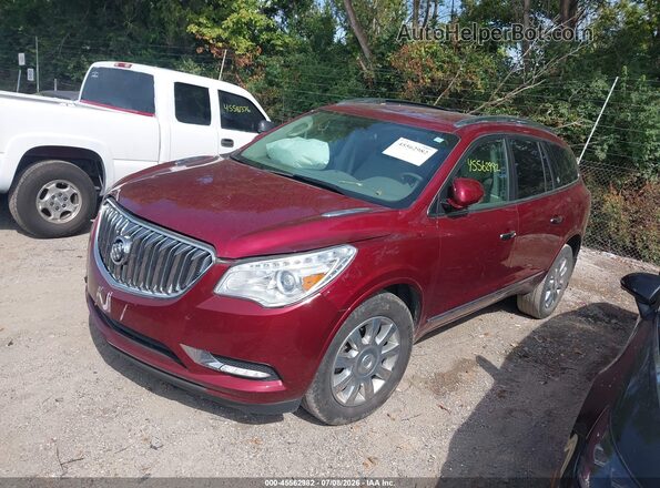 5GAKRBKD4GJ289772 2016 BUICK ENCLAVE Red Przód lewy