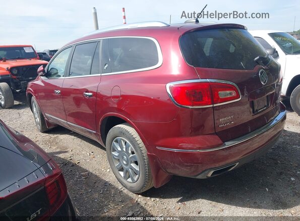 5GAKRBKD4GJ289772 2016 BUICK ENCLAVE Red Tył lewy