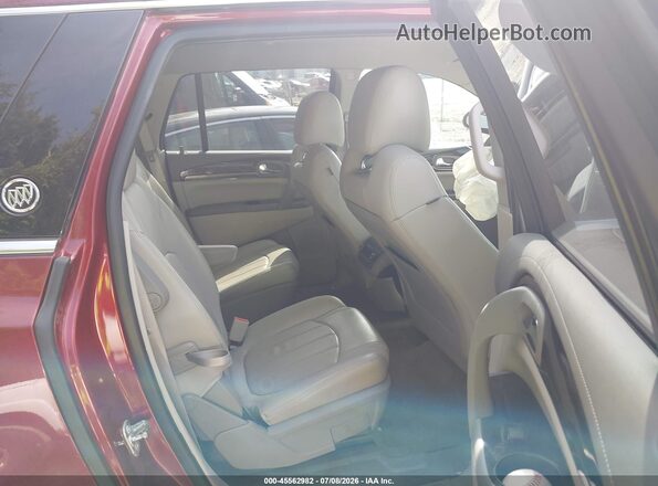 5GAKRBKD4GJ289772 2016 BUICK ENCLAVE Red Widok naklejki z numerem VIN