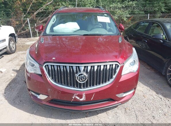 5GAKRBKD4GJ289772 2016 BUICK ENCLAVE Red Widok z przodu