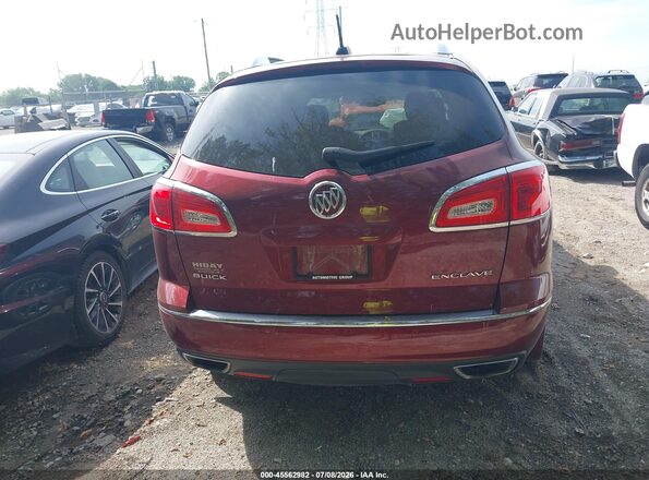 5GAKRBKD4GJ289772 2016 BUICK ENCLAVE Red 
