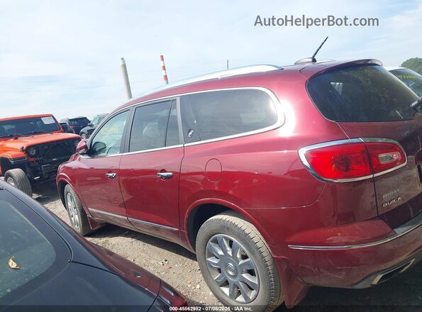 5GAKRBKD4GJ289772 2016 BUICK ENCLAVE Red Widok wnętrza 360 stopni