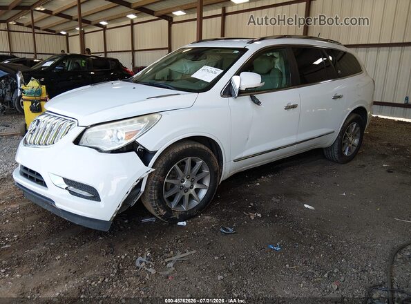 5GAKRBKD5GJ103656 2016 BUICK ENCLAVE Белый Передняя левая четверть
