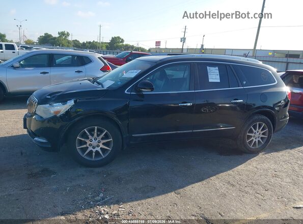 5GAKRBKD6GJ122975 2016 BUICK ENCLAVE Black Widok wnętrza 360 stopni