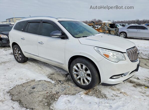 5GAKRBKD6GJ196364 2016 BUICK ENCLAVE White Delantero derecho