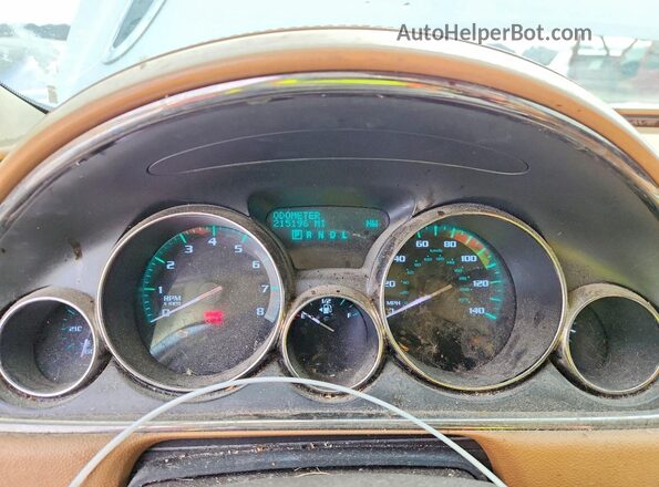 5GAKRBKD6GJ196364 2016 BUICK ENCLAVE White Vista del cuadro de instrumentos