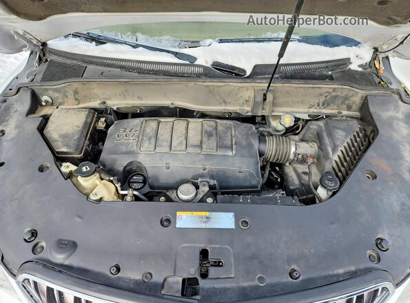 5GAKRBKD6GJ196364 2016 BUICK ENCLAVE White Vista del compartimento del motor
