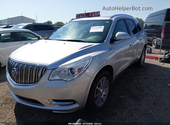 5GAKRBKD6GJ300478 2016 BUICK ENCLAVE Silver Vista tres cuartos delantera izquierda