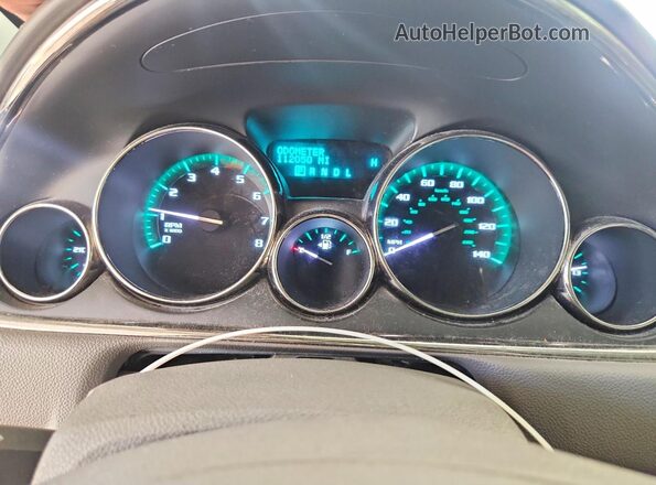 5GAKRBKD6GJ325199 2016 BUICK ENCLAVE White ხელსაწყოთა პანელის ხედი