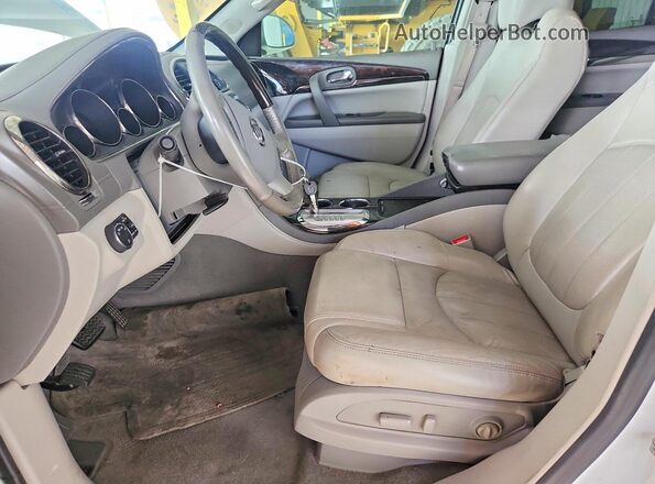 5GAKRBKD6GJ325199 2016 BUICK ENCLAVE White წინა სალონის ხედი