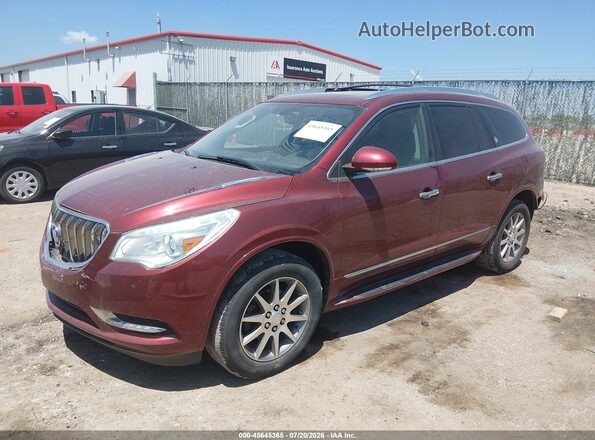 5GAKRBKD6HJ119091 2017 BUICK ENCLAVE Red Front left