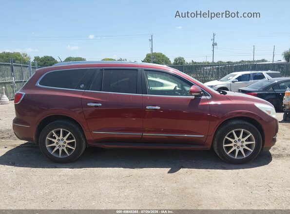 5GAKRBKD6HJ119091 2017 BUICK ENCLAVE Red 360 interior view