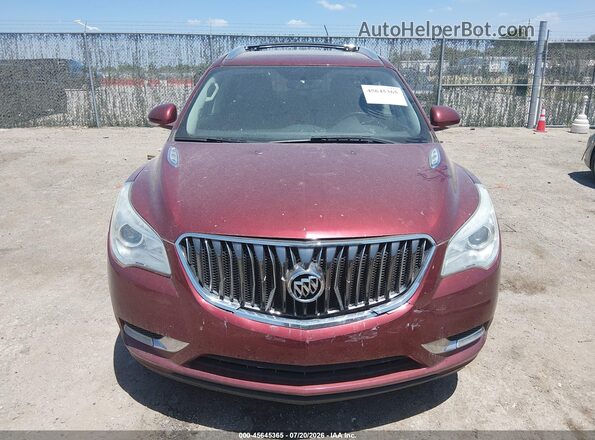 5GAKRBKD6HJ119091 2017 BUICK ENCLAVE Red Rear interior view