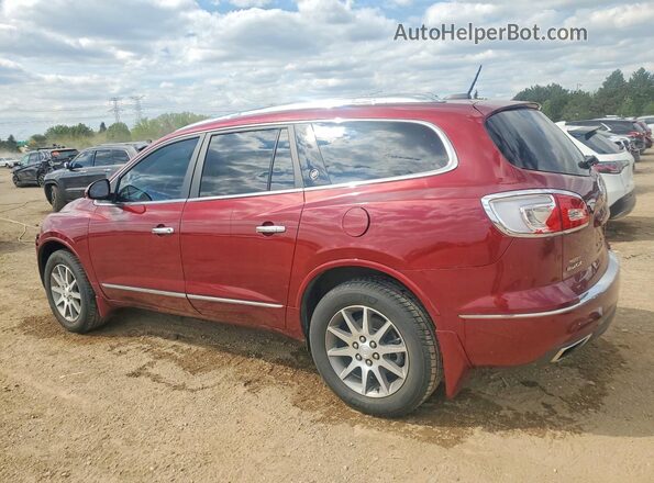 5GAKRBKD6HJ239473 2017 BUICK ENCLAVE Red Задня ліва чверть