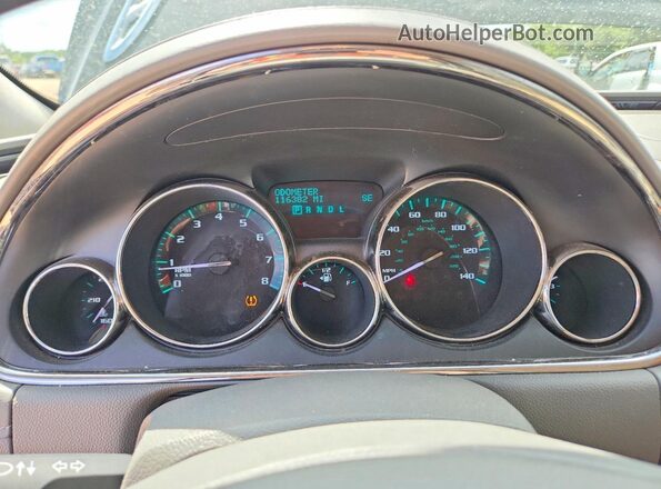 5GAKRBKD7HJ255701 2017 BUICK ENCLAVE Black Vista del cuadro de instrumentos