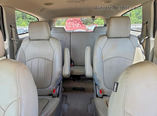5GAKRBKD7HJ255701 2017 BUICK ENCLAVE Black Vista de los asientos traseros