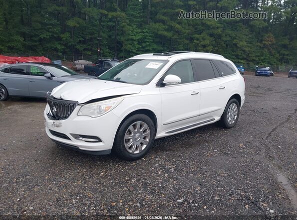 5GAKRBKD8GJ244799 2016 BUICK ENCLAVE Белый Передняя левая четверть