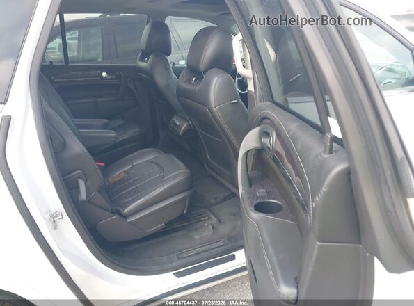 5GAKRBKD8HJ213490 2017 BUICK ENCLAVE White VIN კოდის სტიკერის ხედი