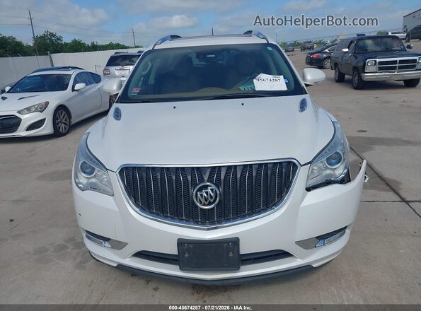5GAKRBKD8HJ342670 2017 BUICK ENCLAVE White Սարքավորումների վահանակի տեսք