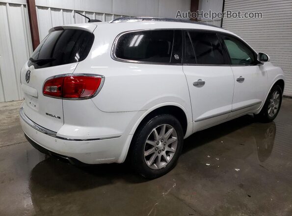 5GAKRBKDXGJ162539 2016 BUICK ENCLAVE Белый Задняя правая четверть