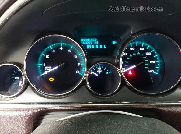 5GAKRBKDXGJ162539 2016 BUICK ENCLAVE Белый Вид щитка приборов