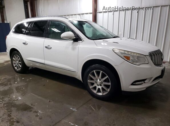 5GAKRBKDXGJ162539 2016 BUICK ENCLAVE Белый Передняя правая четверть