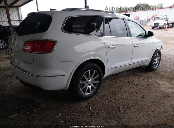 5GAKRBKDXGJ221461 2016 BUICK ENCLAVE White Trasero derecho