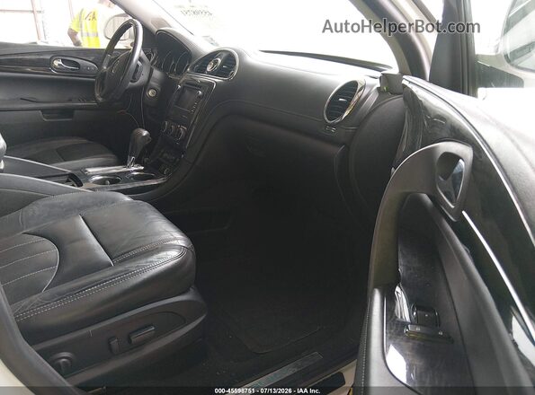 5GAKRBKDXGJ221461 2016 BUICK ENCLAVE White Vista interior delantera