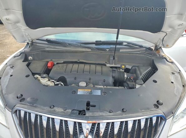5GAKRBKDXHJ249598 2017 BUICK ENCLAVE White Vista del compartimento del motor