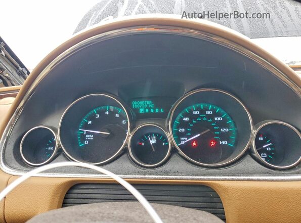 5GAKRCKD0GJ298815 2016 BUICK ENCLAVE Черный Вид щитка приборов