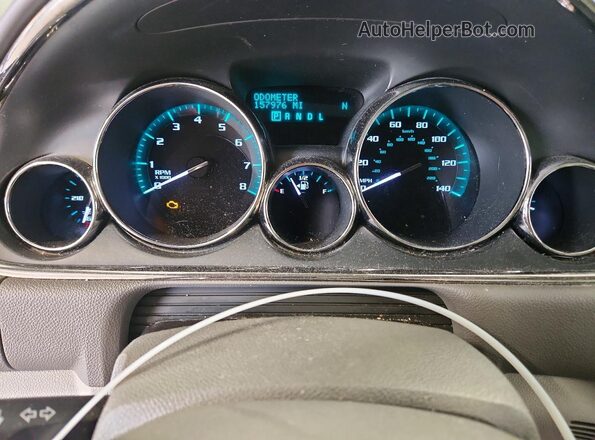5GAKRCKD5HJ242113 2017 BUICK ENCLAVE White Instrument cluster view