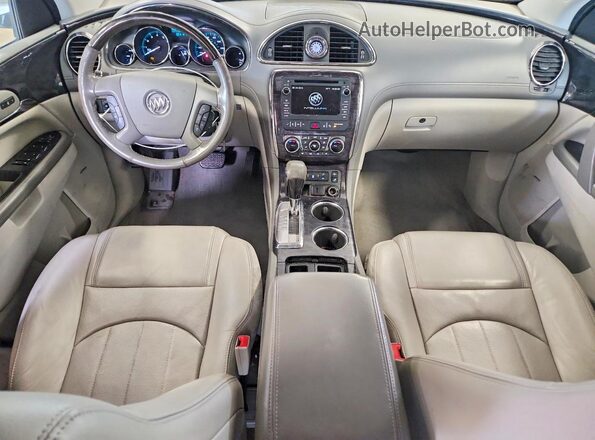 5GAKRCKD5HJ242113 2017 BUICK ENCLAVE White Dashboard view