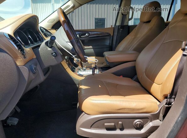 5GAKRCKD6HJ335349 2017 BUICK ENCLAVE Red Vista interior delantera