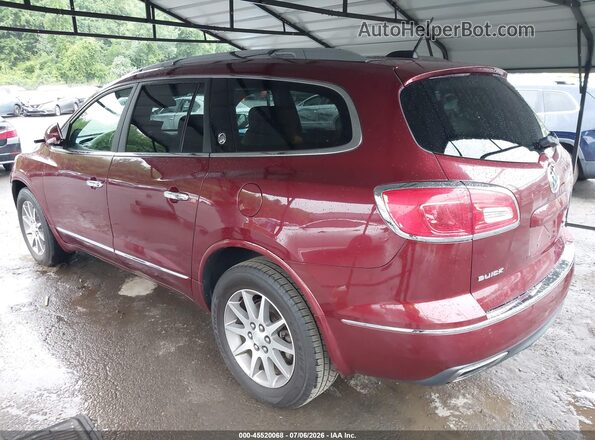 5GAKVBKD0GJ266324 2016 BUICK ENCLAVE Red უკანა მარცხენა