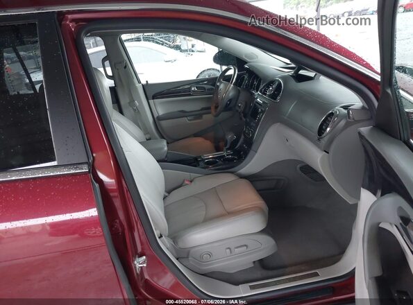 5GAKVBKD0GJ266324 2016 BUICK ENCLAVE Red წინა სალონის ხედი